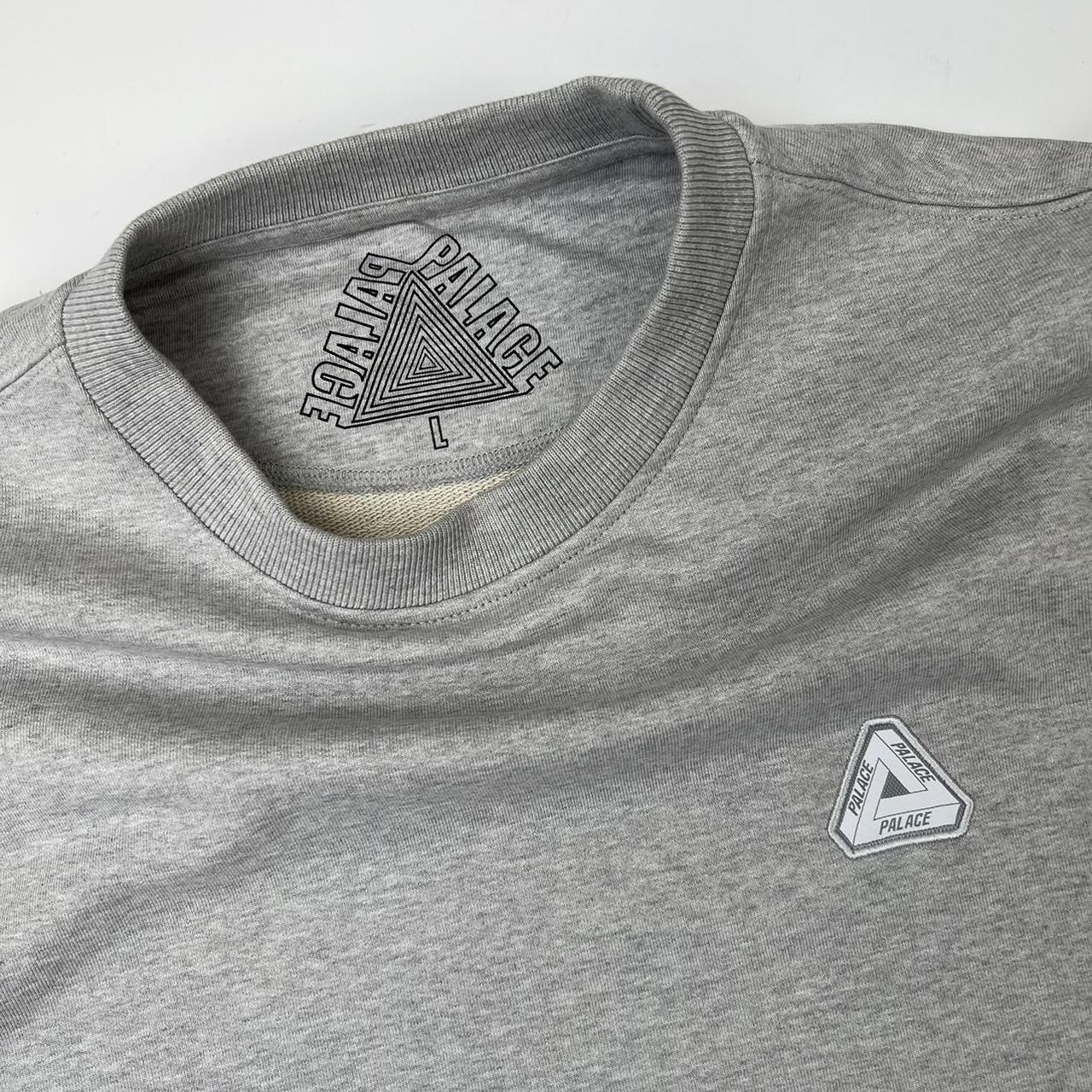 Palace Sofar Crew Sweatshirt In Grey