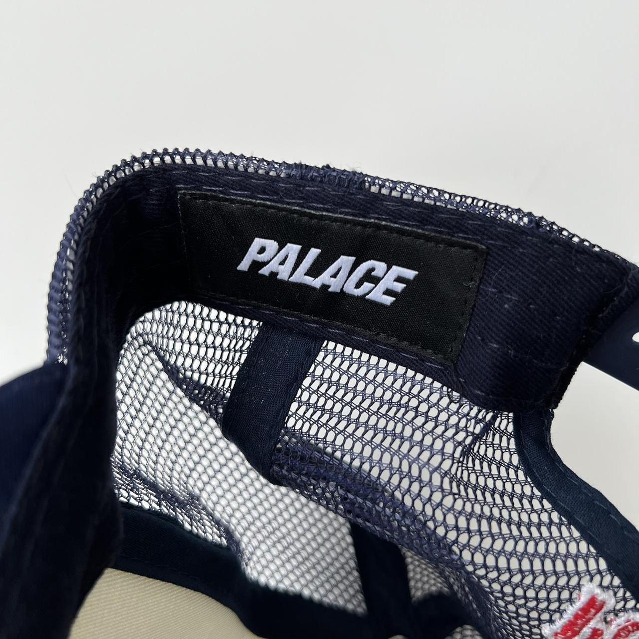 Palace Strawberry Trucker Hat In Navy