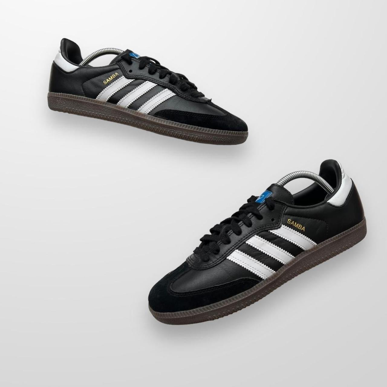 Adidas Samba OG Trainers In Black, White & Brown