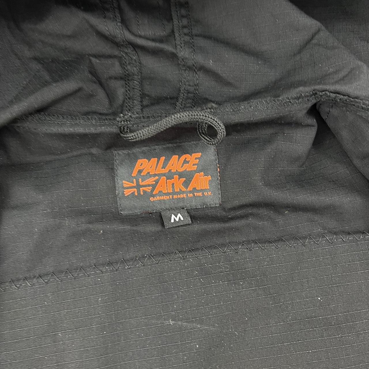 Palace Ark Air Unlined Smock Jacket In Black W/ Dreamscape Picture On Back