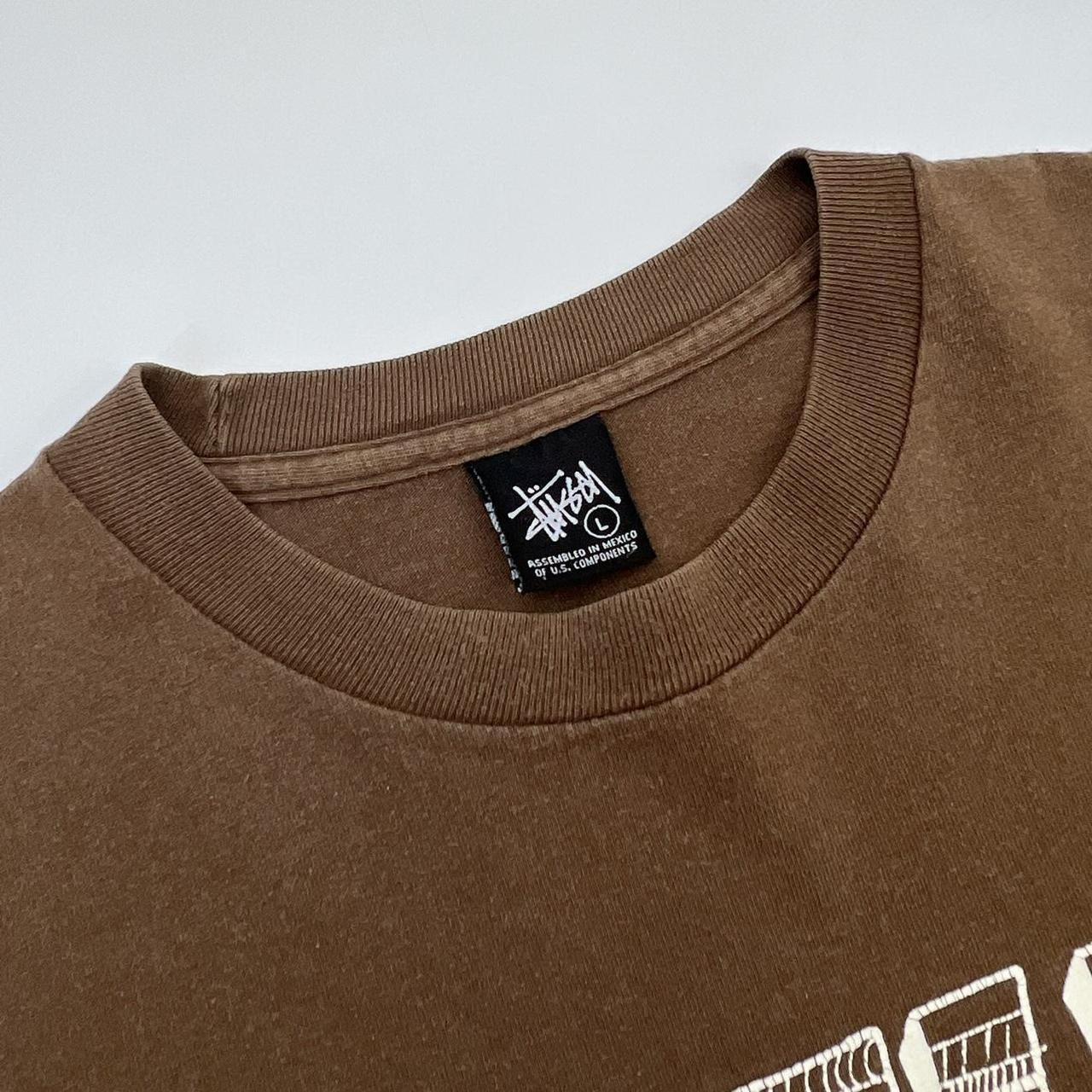 Vintage Stussy T-Shirt In Brown