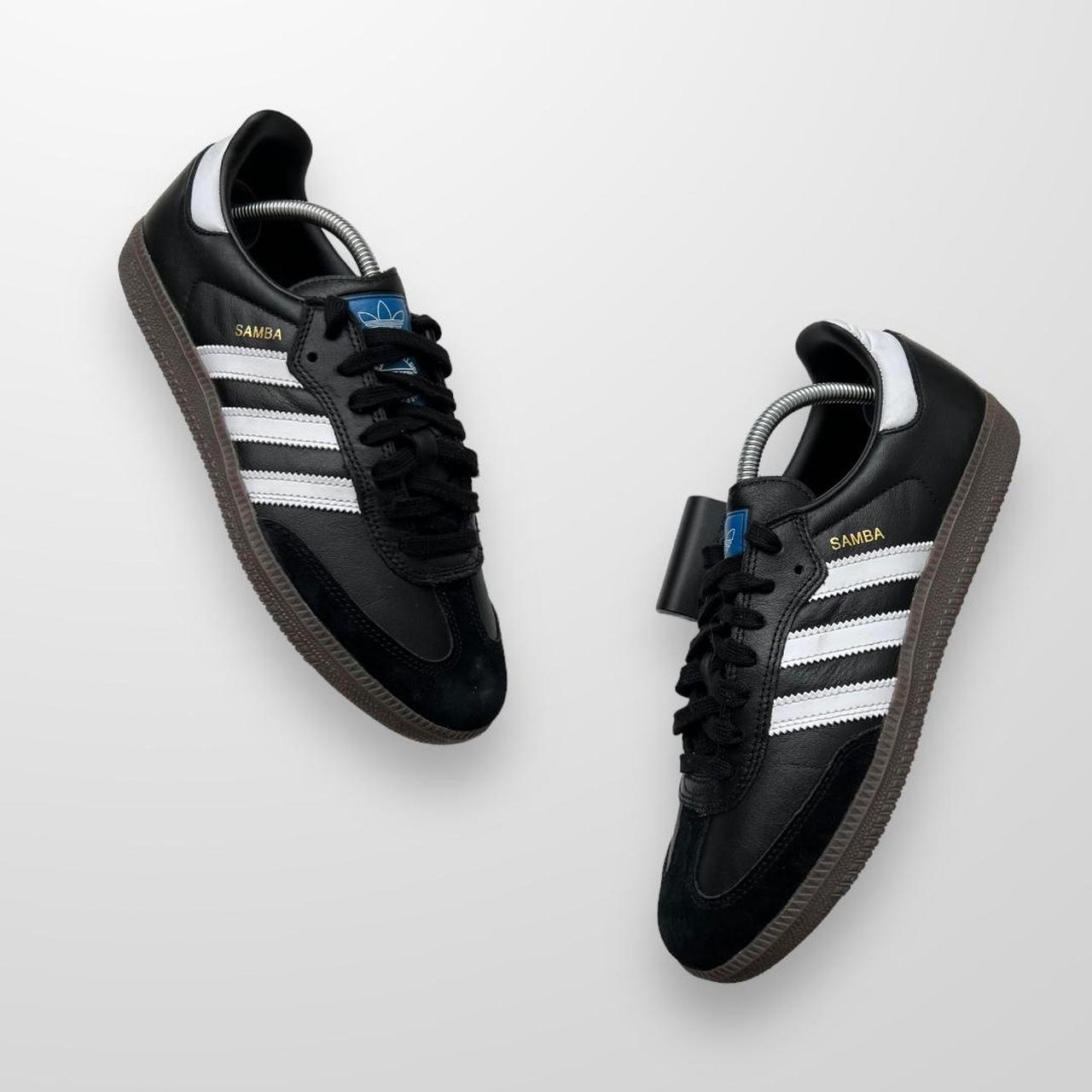 Adidas Samba OG Trainers In Black, White & Brown