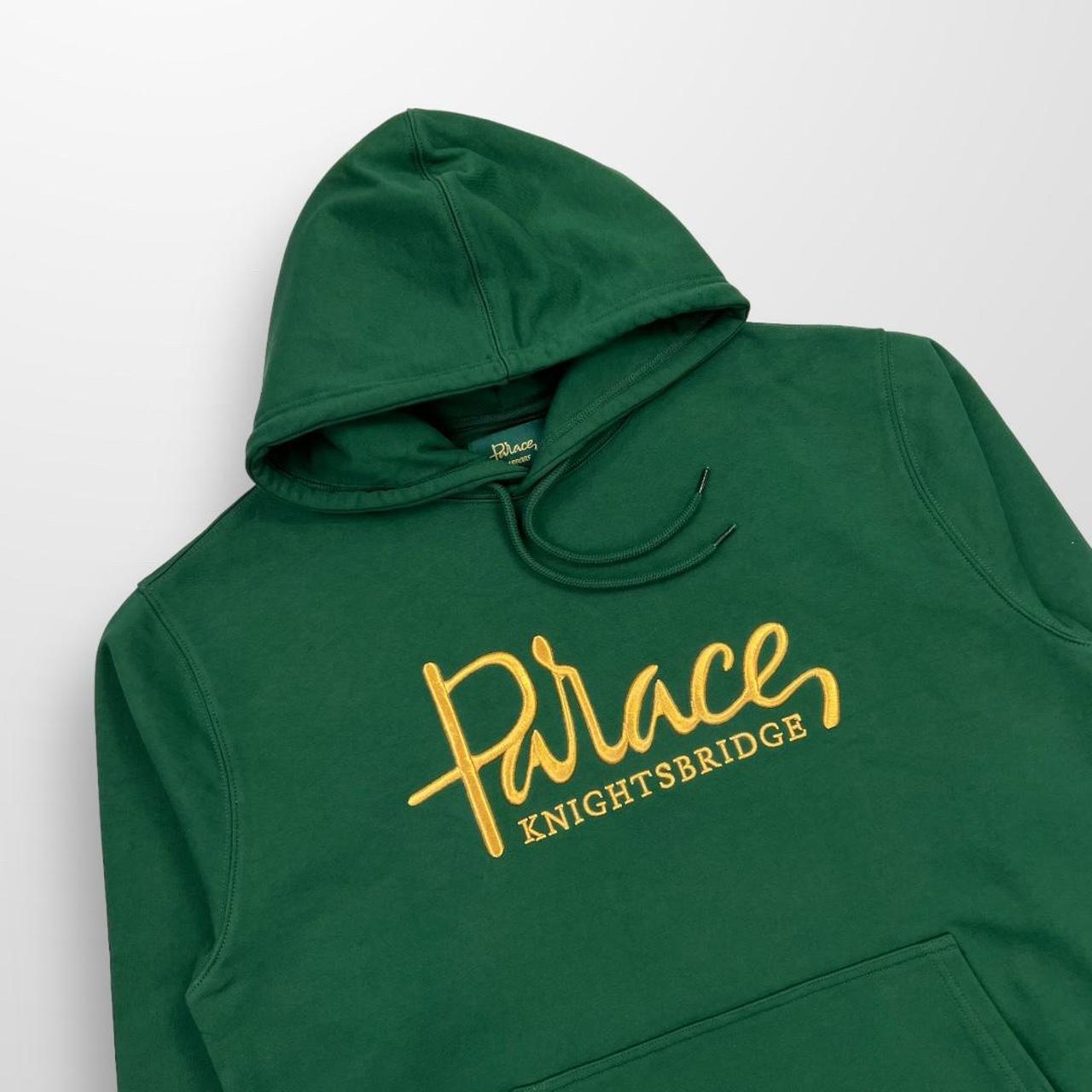 Palace x Harrods Hoodie In Green & Gold