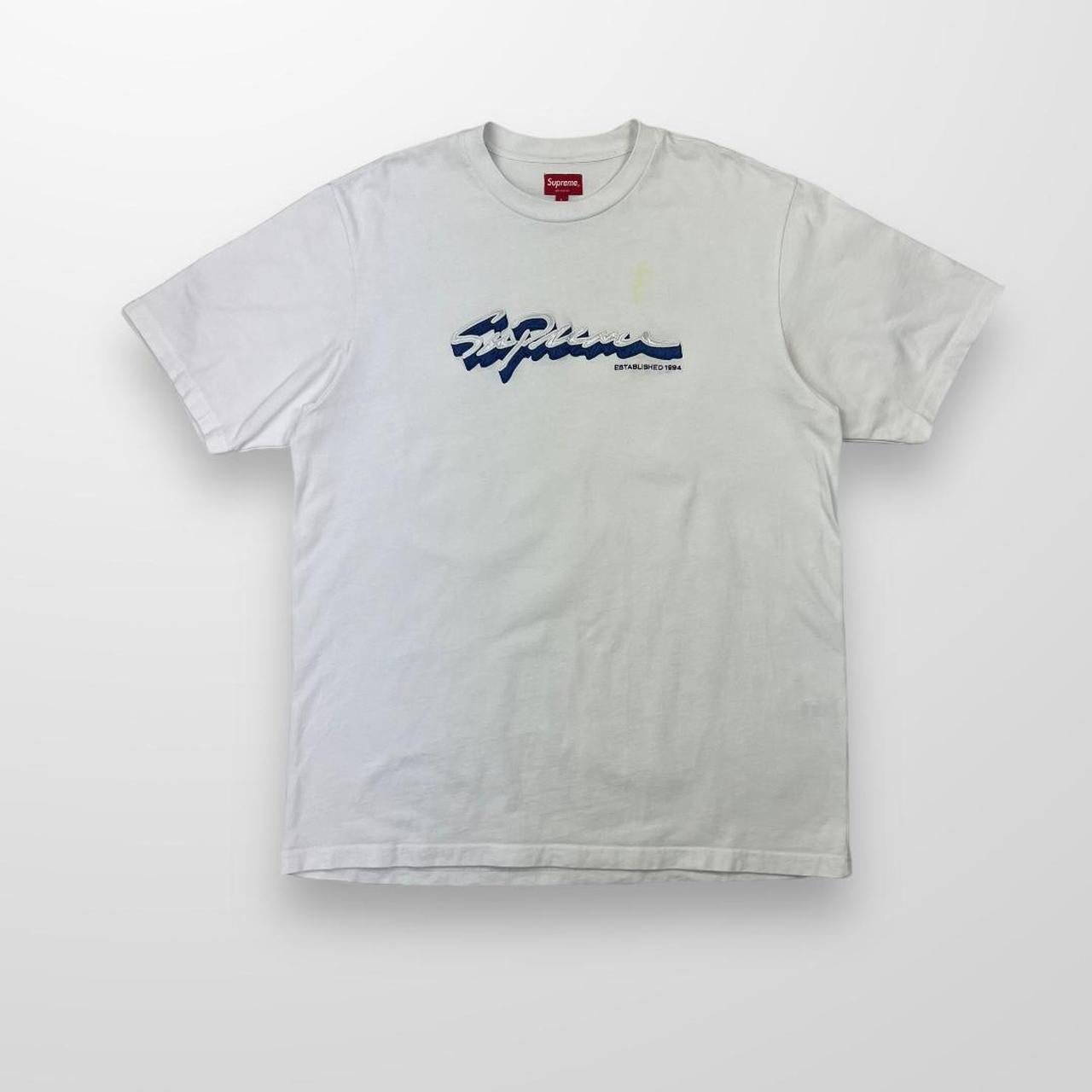 Supreme Shadow Script T-Shirt In White