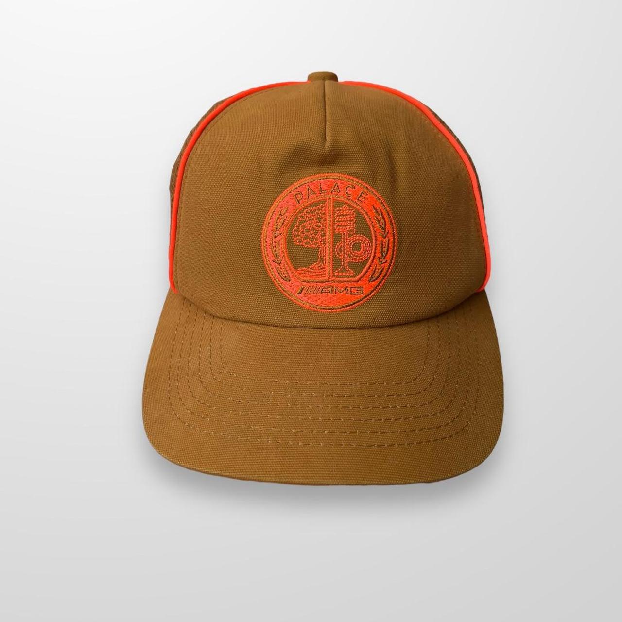 Palace AMG 2.0 Mesh Trucker Cap In Caramel