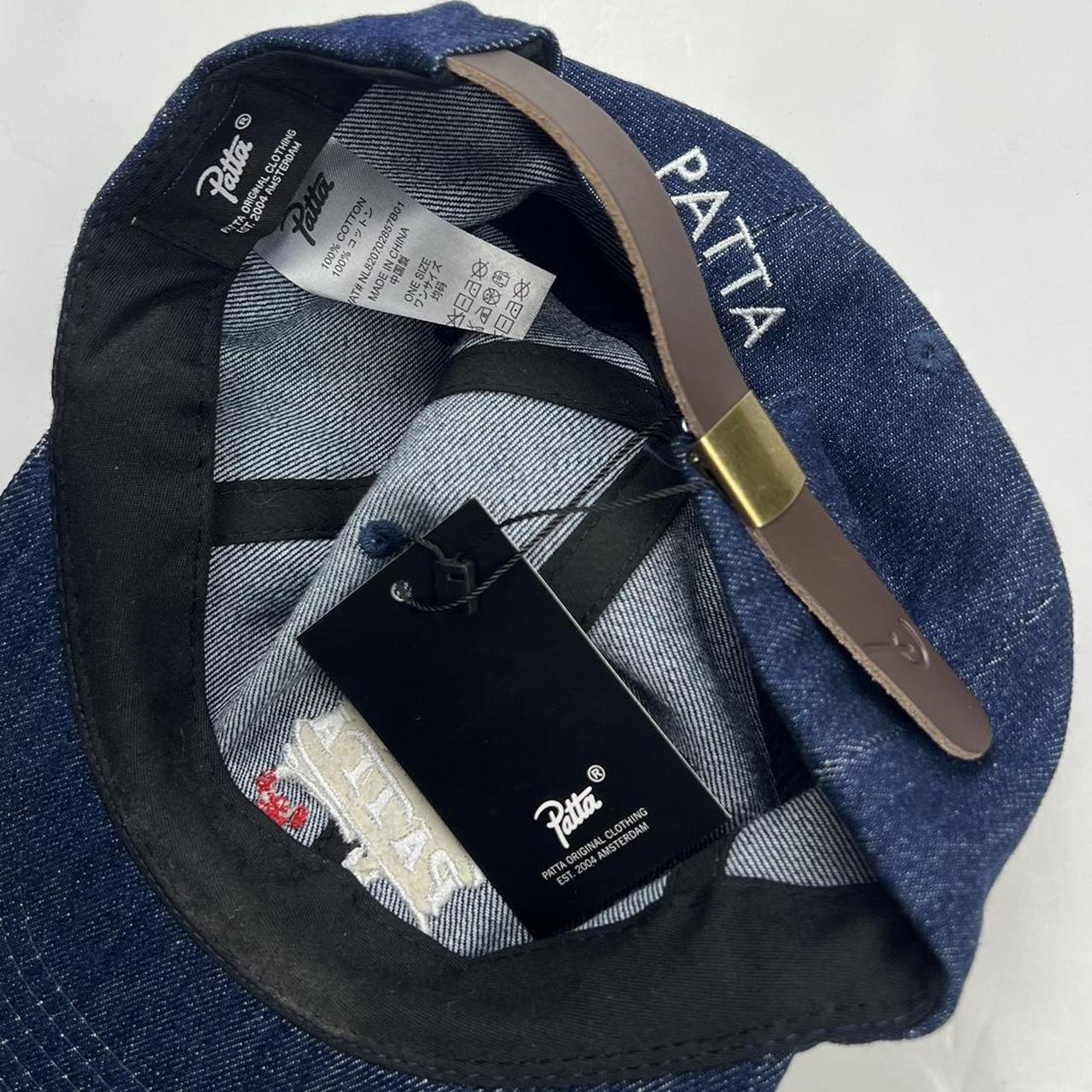 Patta Lucky Charm Denim Cap Dark Blue