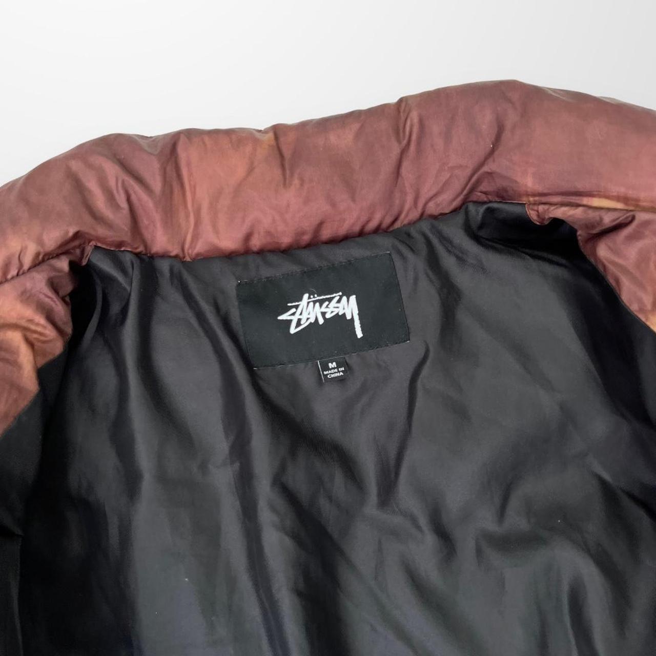 Stussy Aurora Puffer Jacket In Rust