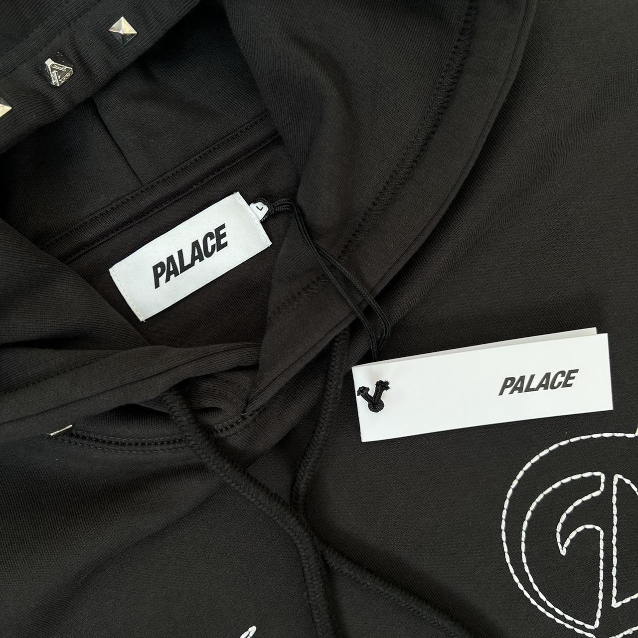 Palace Stud Hoodie In Black