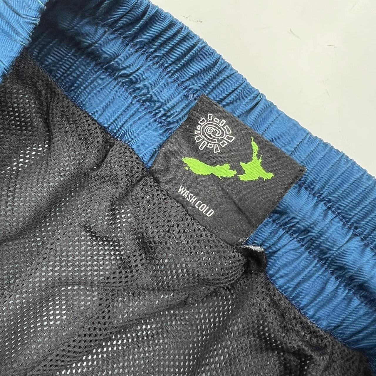 ADWYSD Nylon Tracksuit Bottoms In Blue