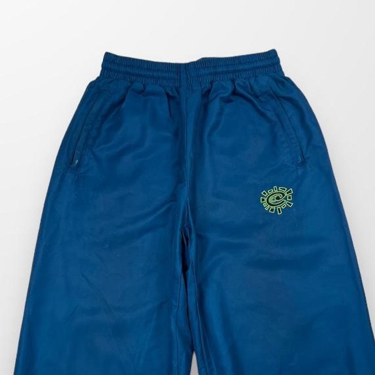 ADWYSD Nylon Tracksuit Bottoms In Blue