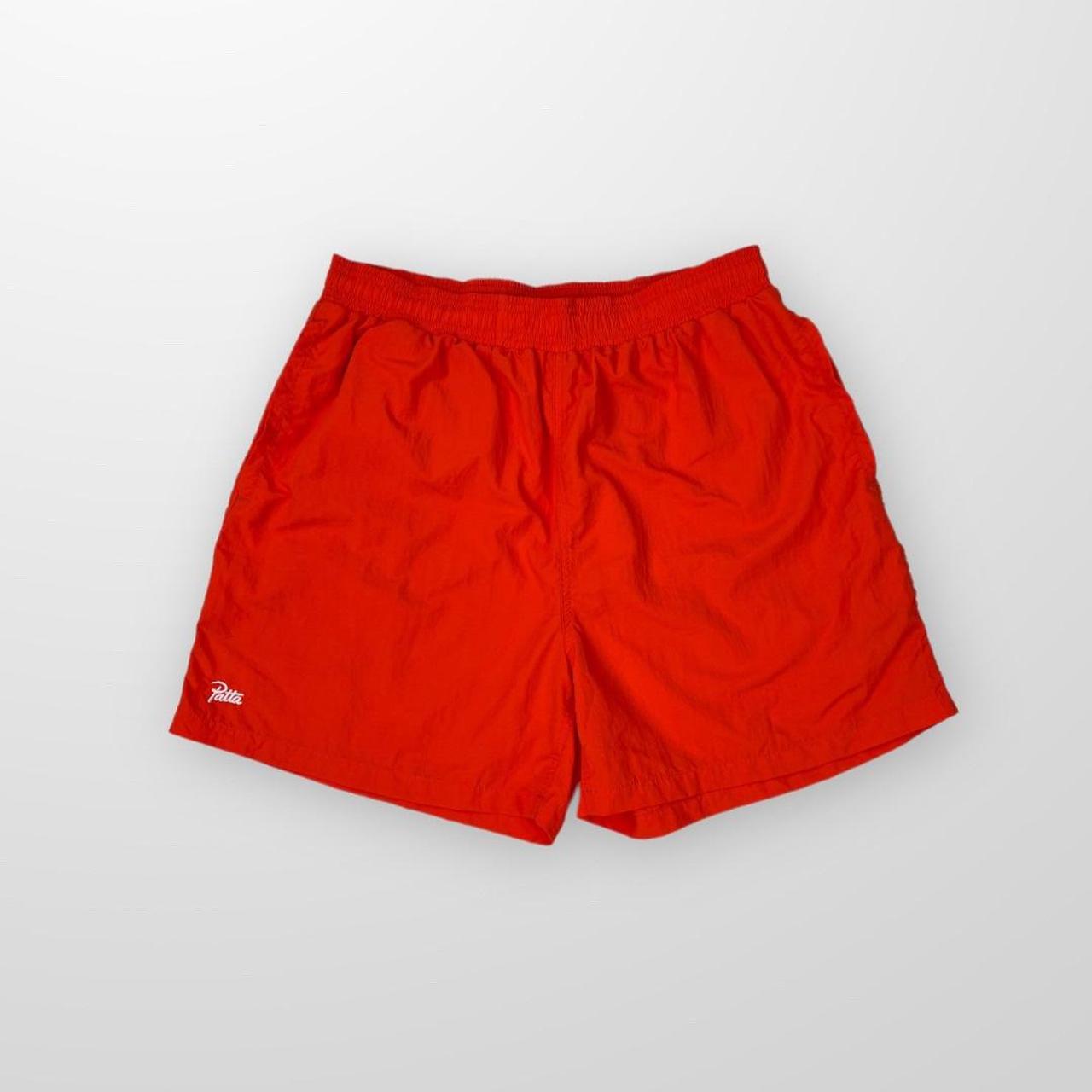 Patta Basic Nylon Swim Shorts In Orange