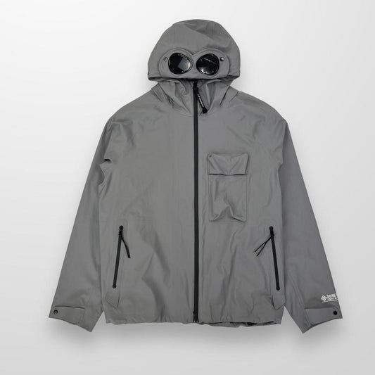 CP Company Gore-Tex Infinium Goggle Jacket In Griffin Grey