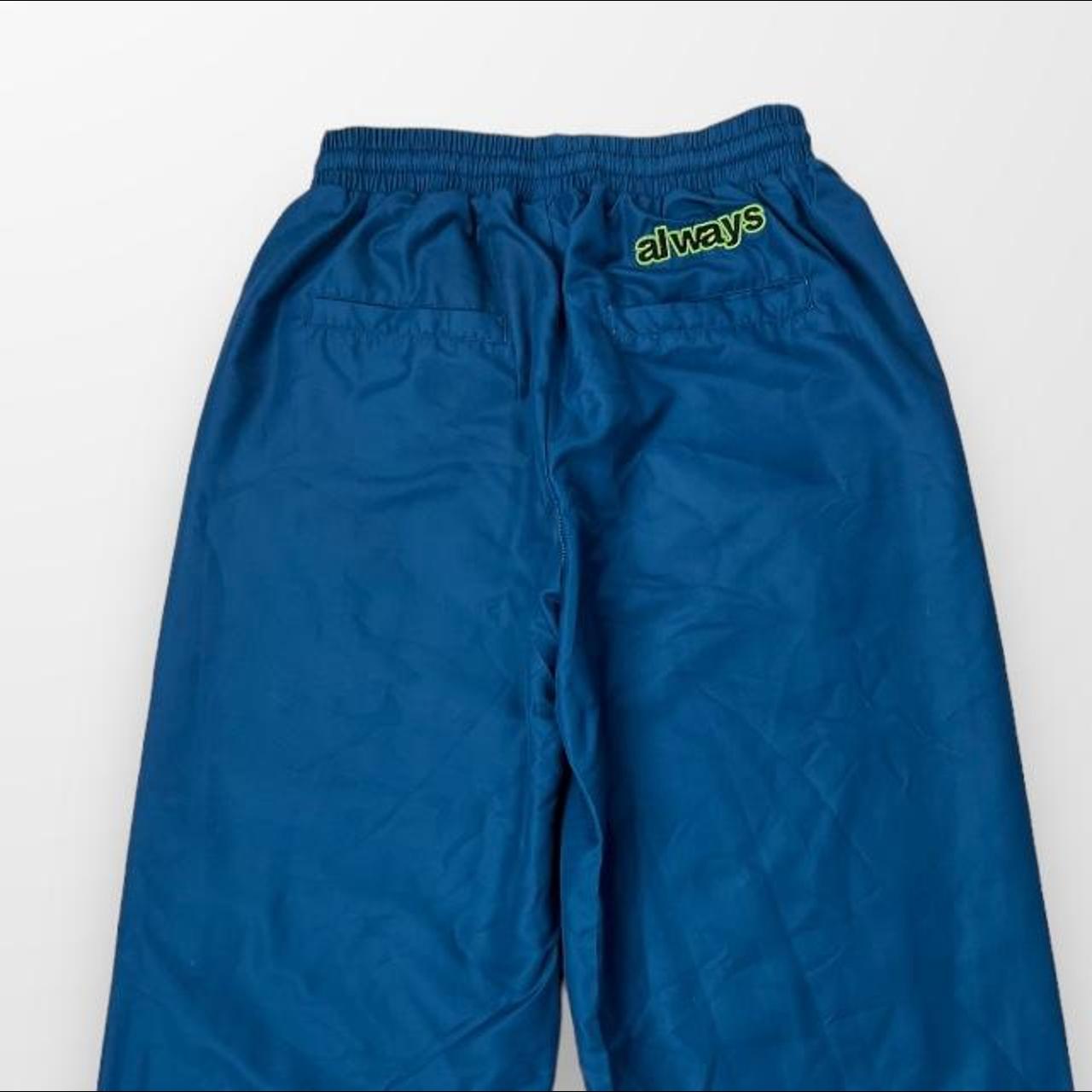 ADWYSD Nylon Tracksuit Bottoms In Blue