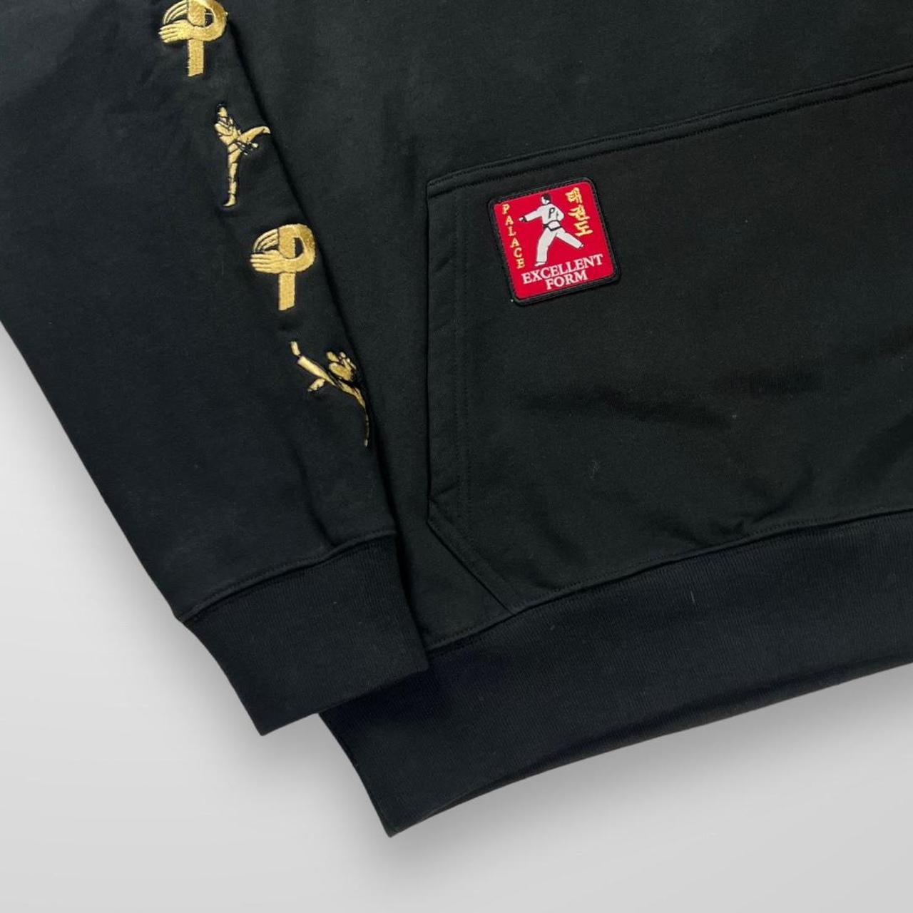 Palace High Kick Hoodie In Black