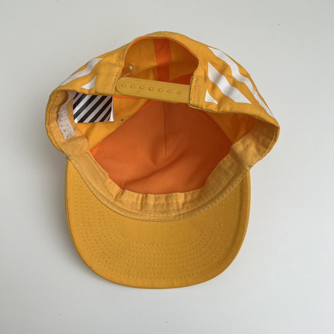 Off White Cap In Yellow