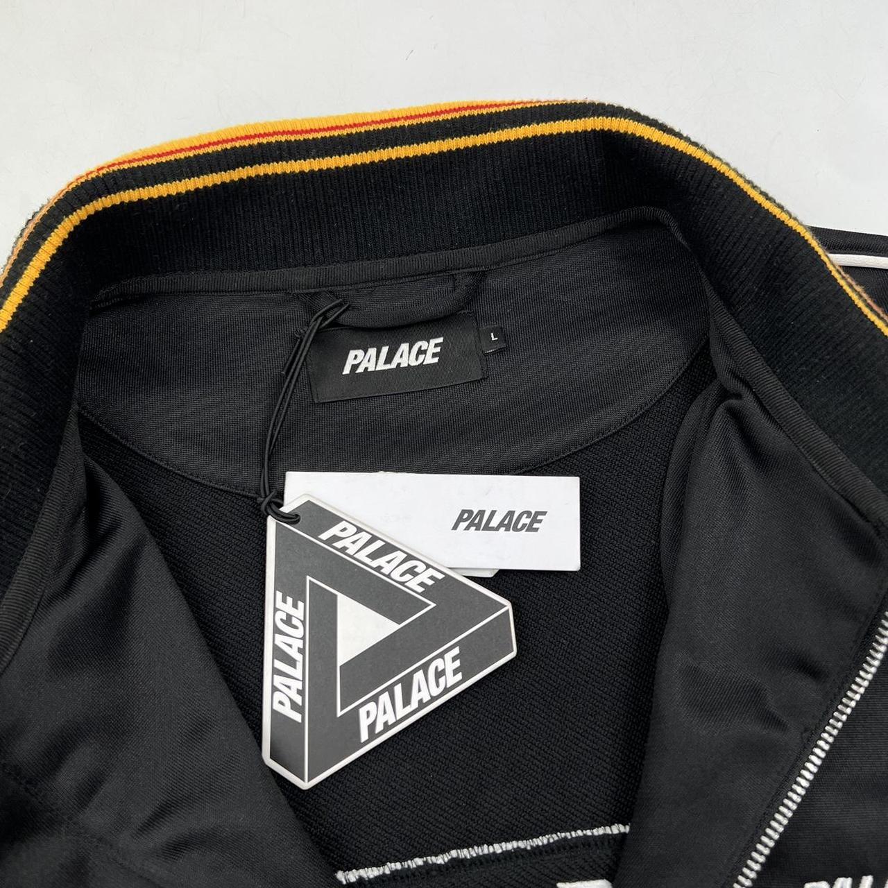 Palace Ultra Relax Track Jacket In Black & Yellow