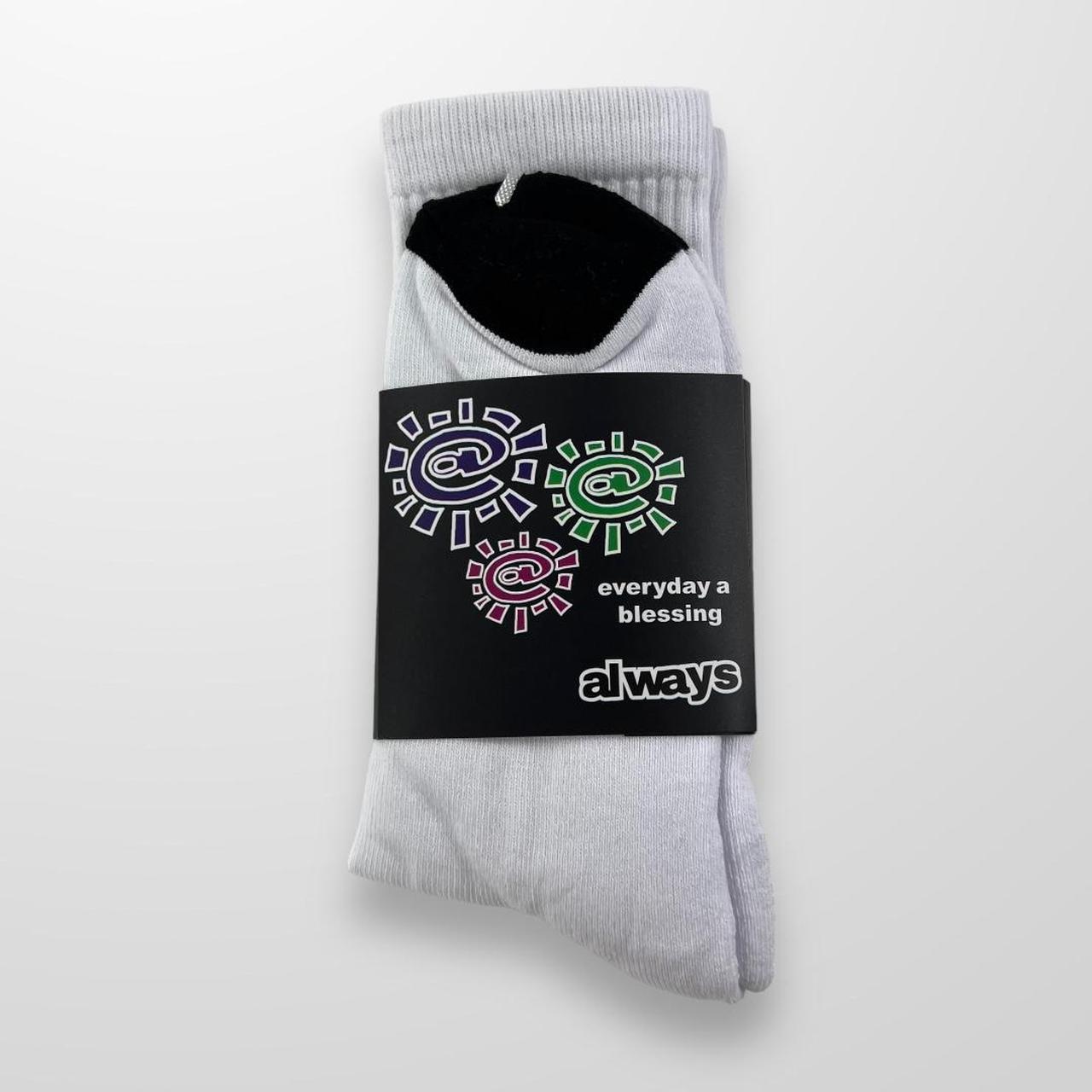 ADWYSD Socks In White & Black