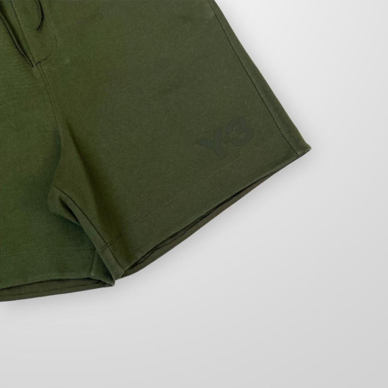 Y-3 Adidas Shorts In Khaki Green