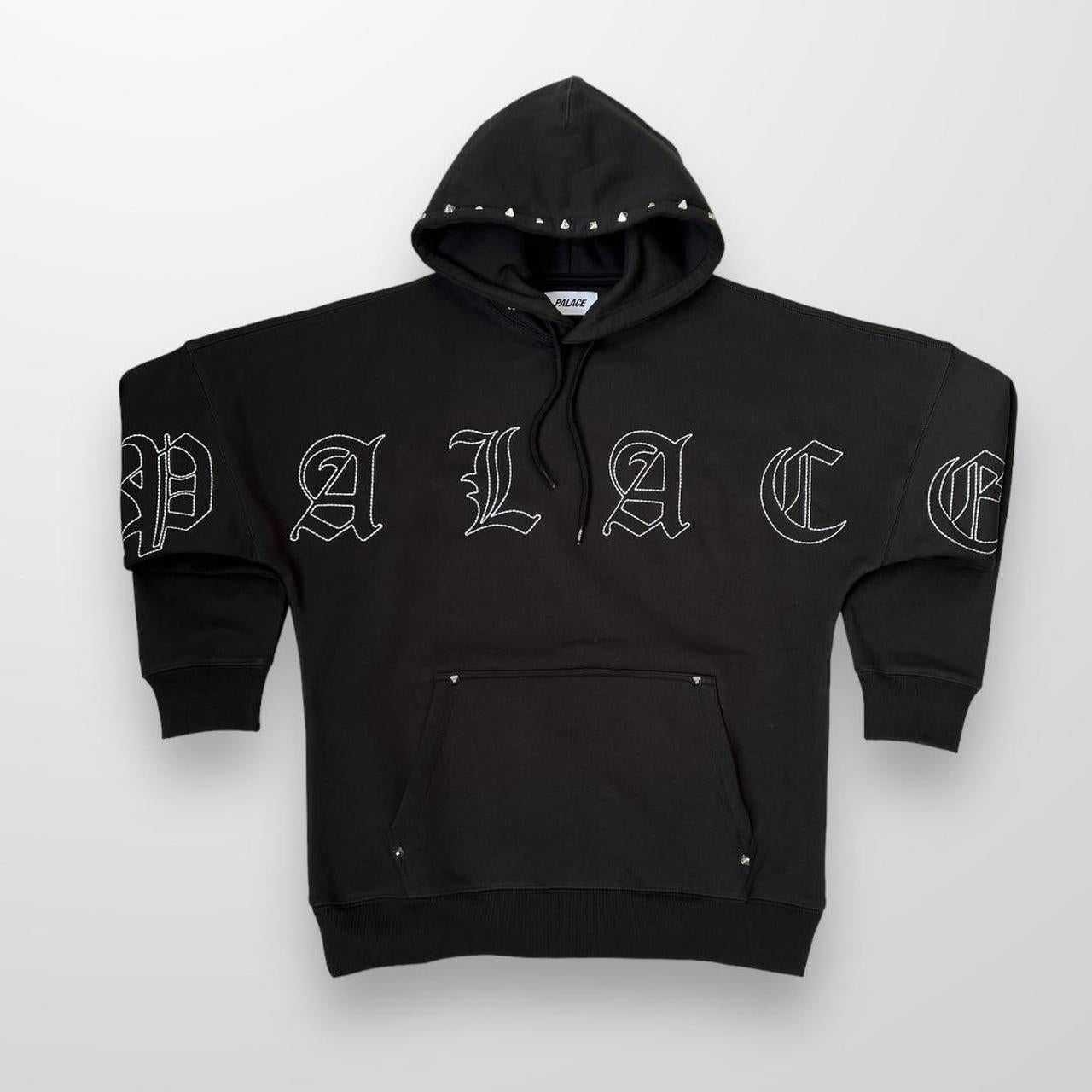 Palace Stud Hoodie In Black