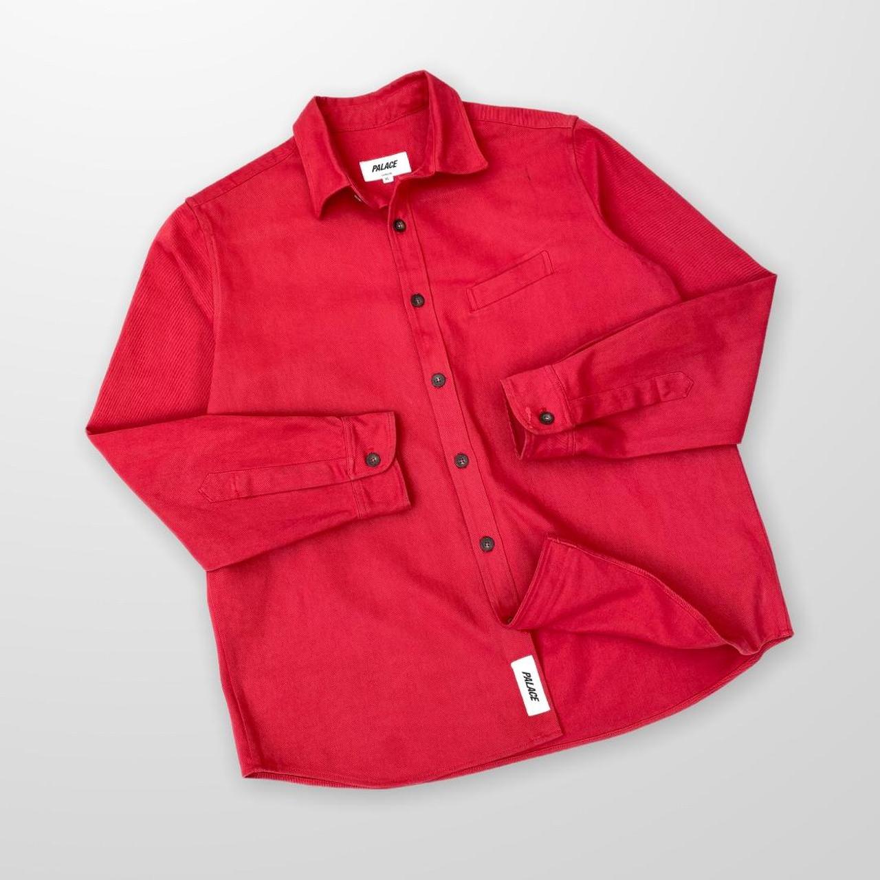 Palace London Overshirt Jacket In Red