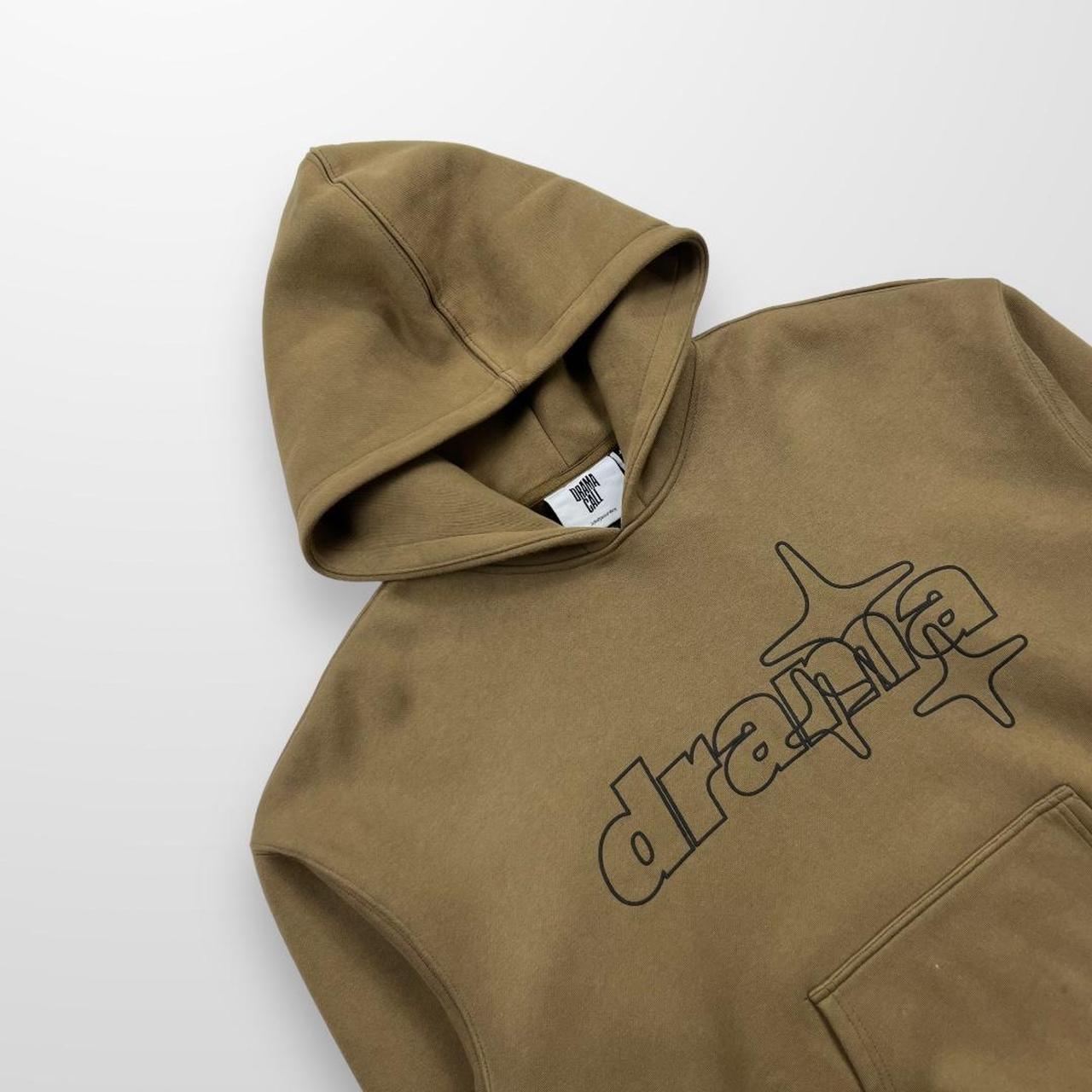 Drama Call Hoodie In Khaki Green / Brown