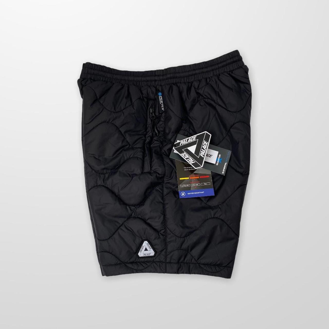 Palace Pertex Quilted Shorts In Black