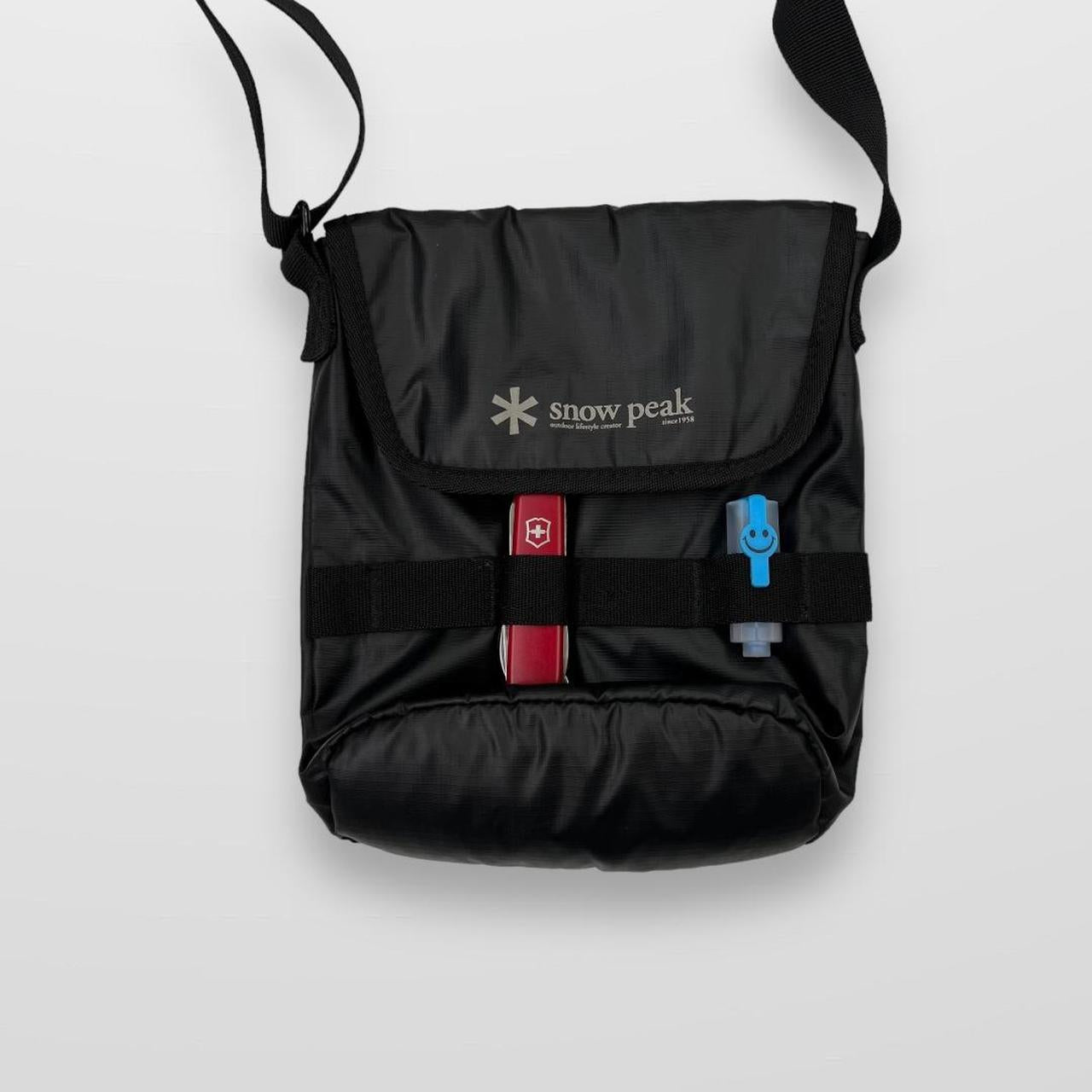 Snow Peak Side Bag In Black