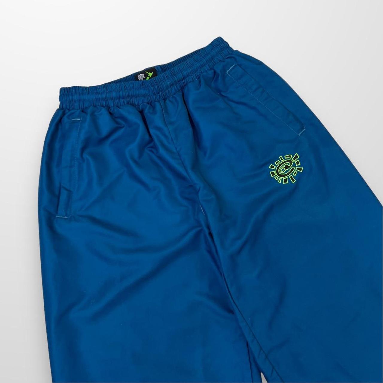 ADWYSD Nylon Tracksuit Bottoms In Blue