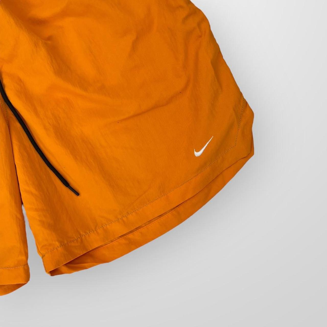 Nike NRG Nylon Shorts In Mustard / Orange