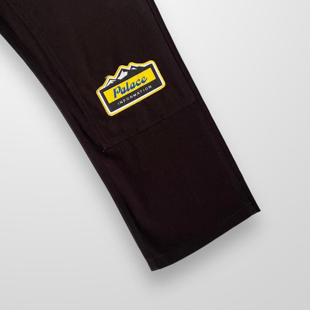 Palace Badge Work Trouser In Black / Brown