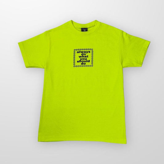 ADWYSD Logo T-Shirt In Neon Green