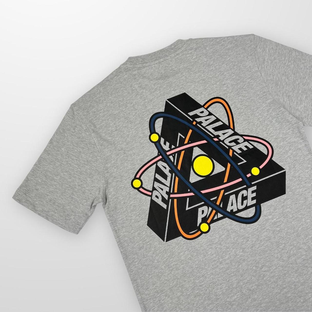 Palace Tri-Atom T-Shirt In Grey Marl