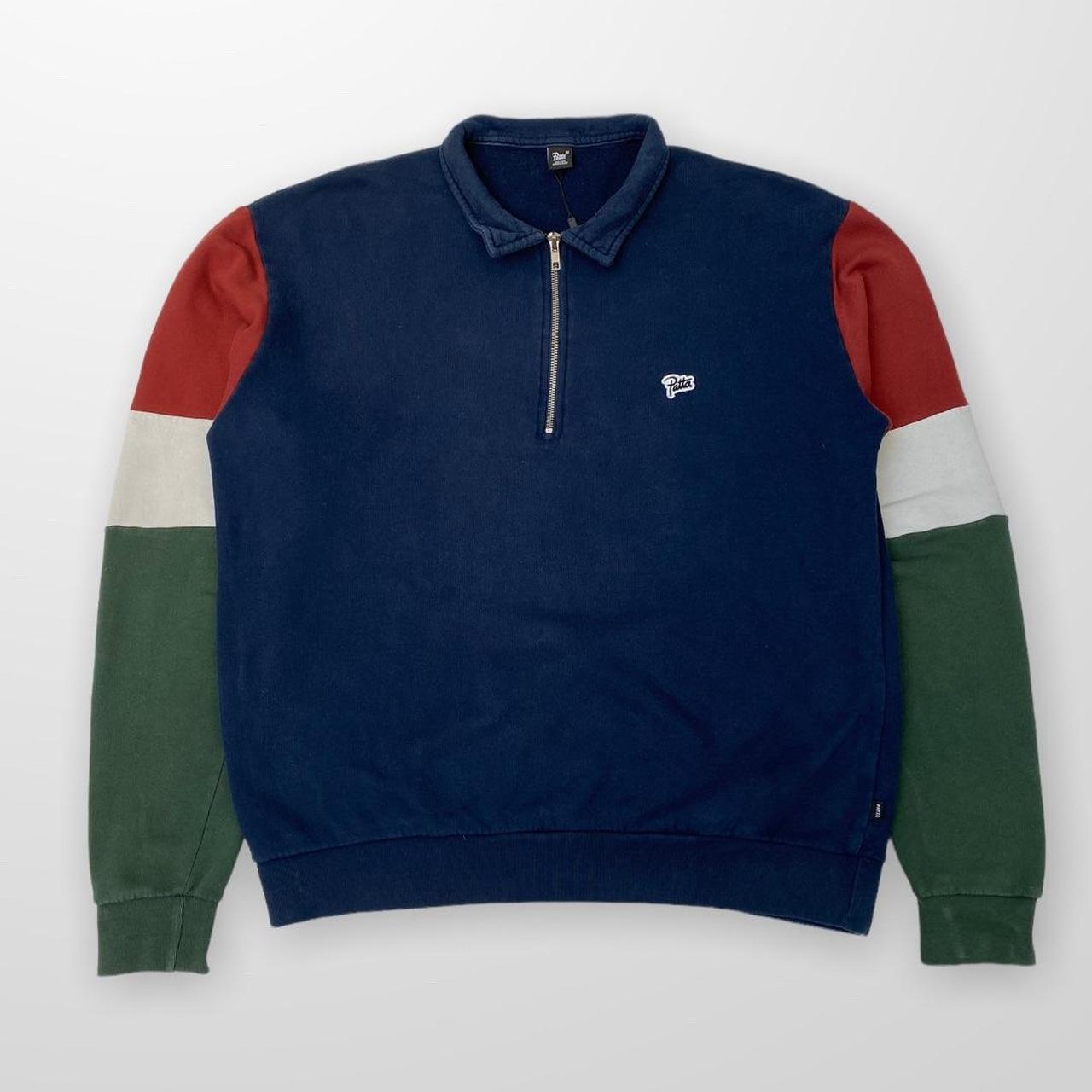 Patta 1/4 Zip Sweatshirt In Navy