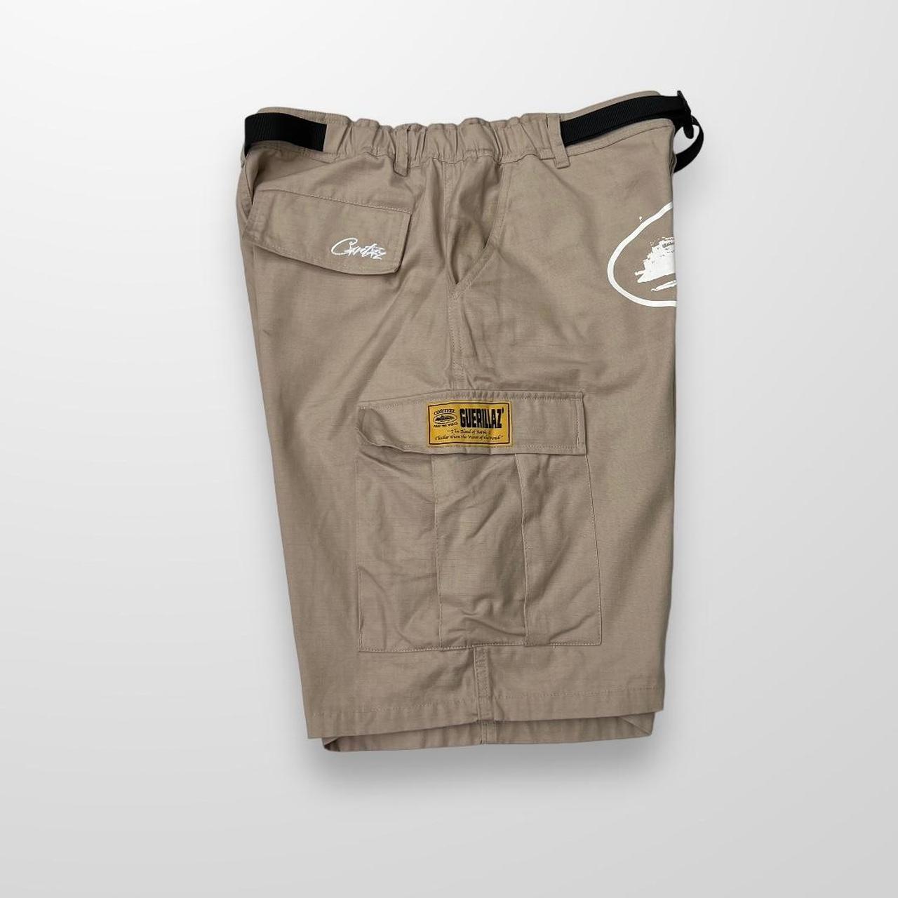 Corteiz Cargo Shorts In Beige