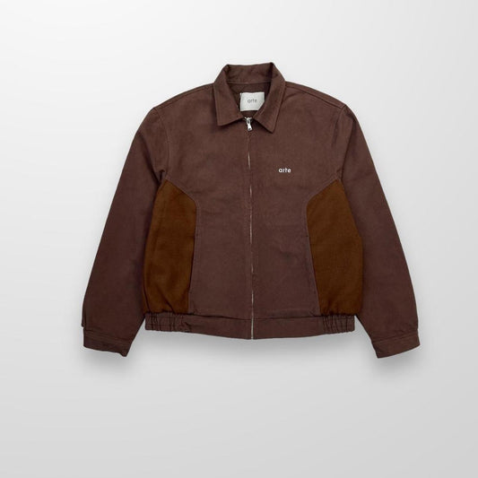 Arte Jones Double Jacket In Brown