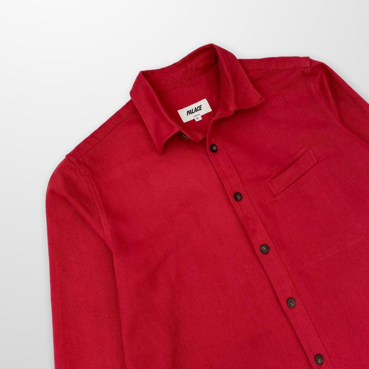 Palace London Overshirt Jacket In Red