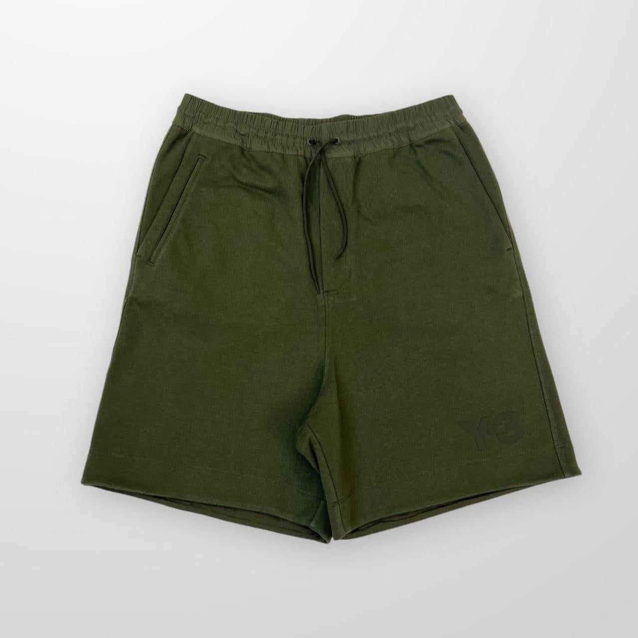 Y-3 Adidas Shorts In Khaki Green