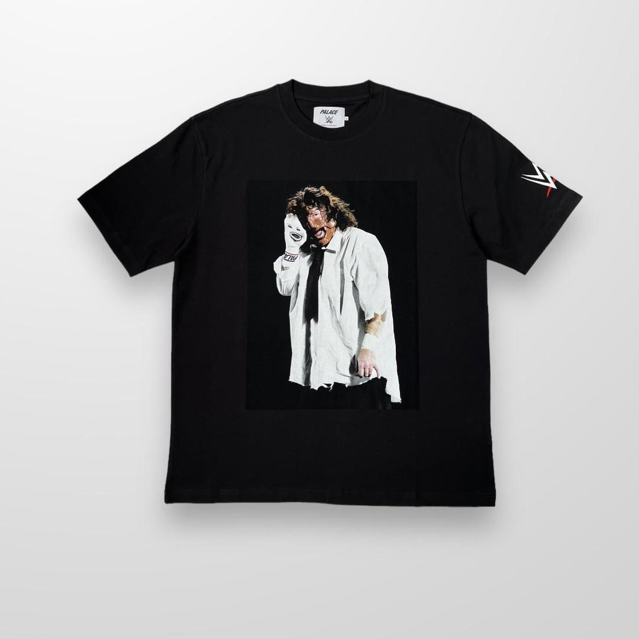 Palace x WWE Mankind Sock T-Shirt Black