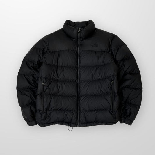 The North Face Nuptse 700 Fill Down Jacket In All Black