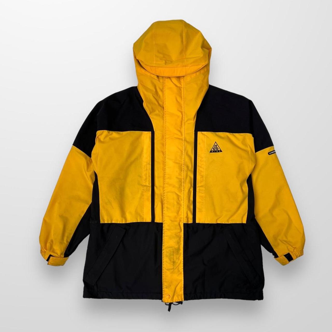 Vintage Nike ACG Jacket In Back & Yellow