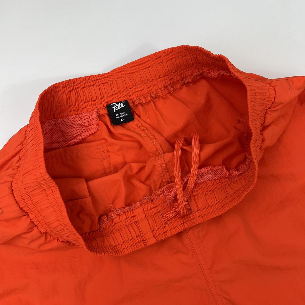 Patta Basic Nylon Swim Shorts In Orange