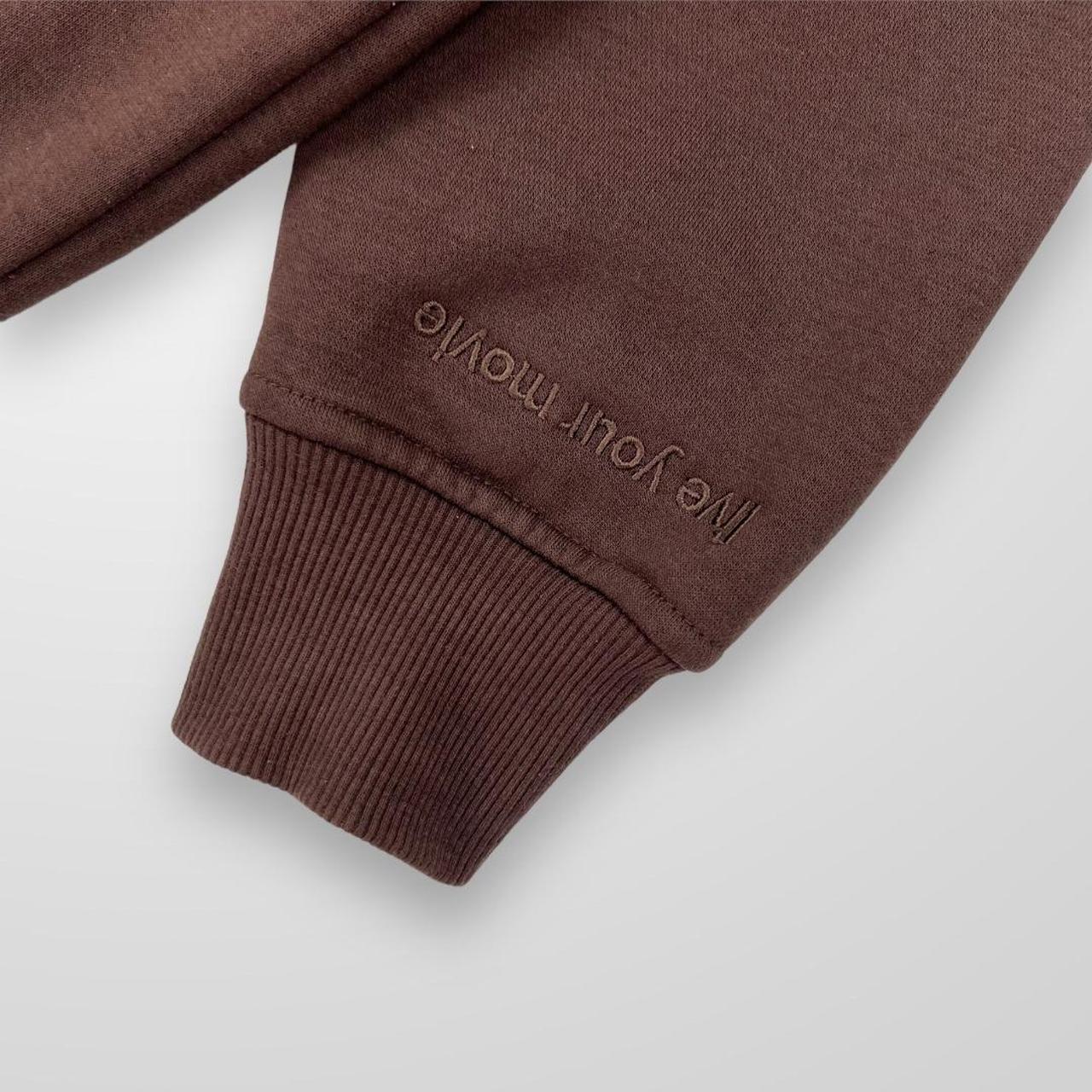 ADWYSD Pullover Hoodie In Brown