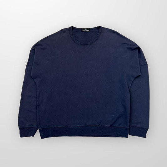 Stone Island Shadow Projects Crewneck Sweatshirt In Navy