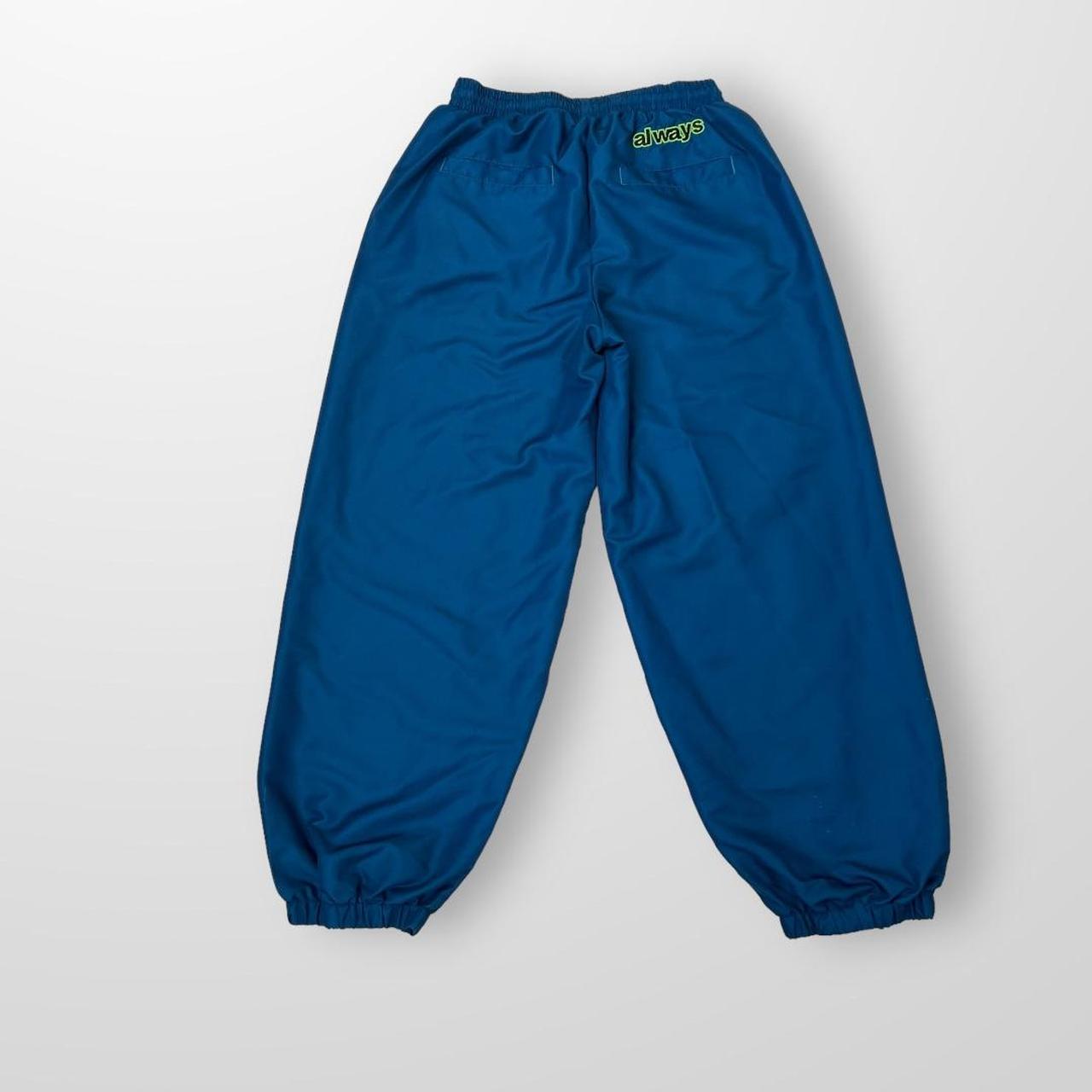 ADWYSD Nylon Tracksuit Bottoms In Blue