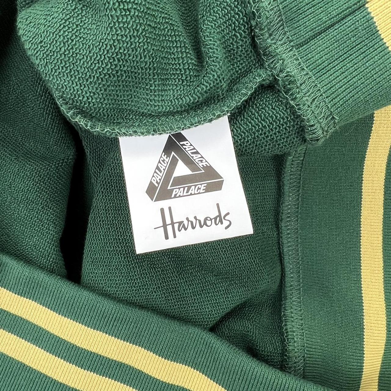 Palace x Harrods Hoodie In Green & Gold