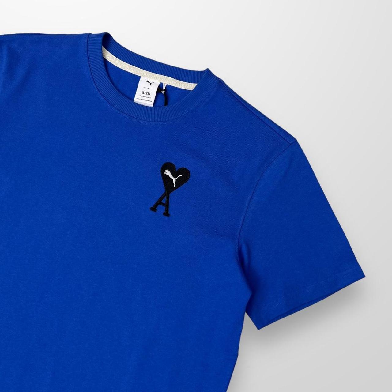 Ami Paris x Puma T-Shirt In Blue