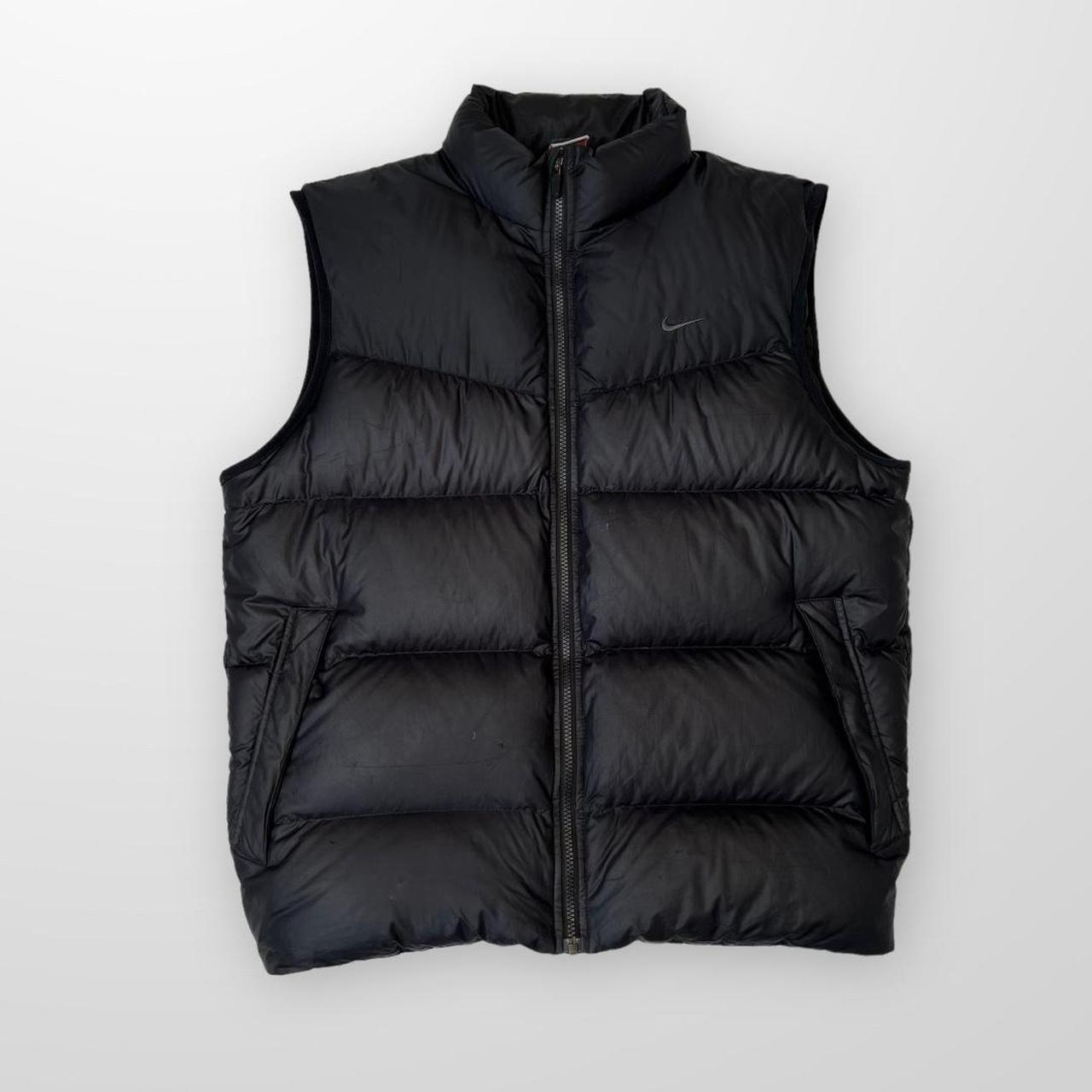 Y2K Nike Gilet Body Warmer In All Black