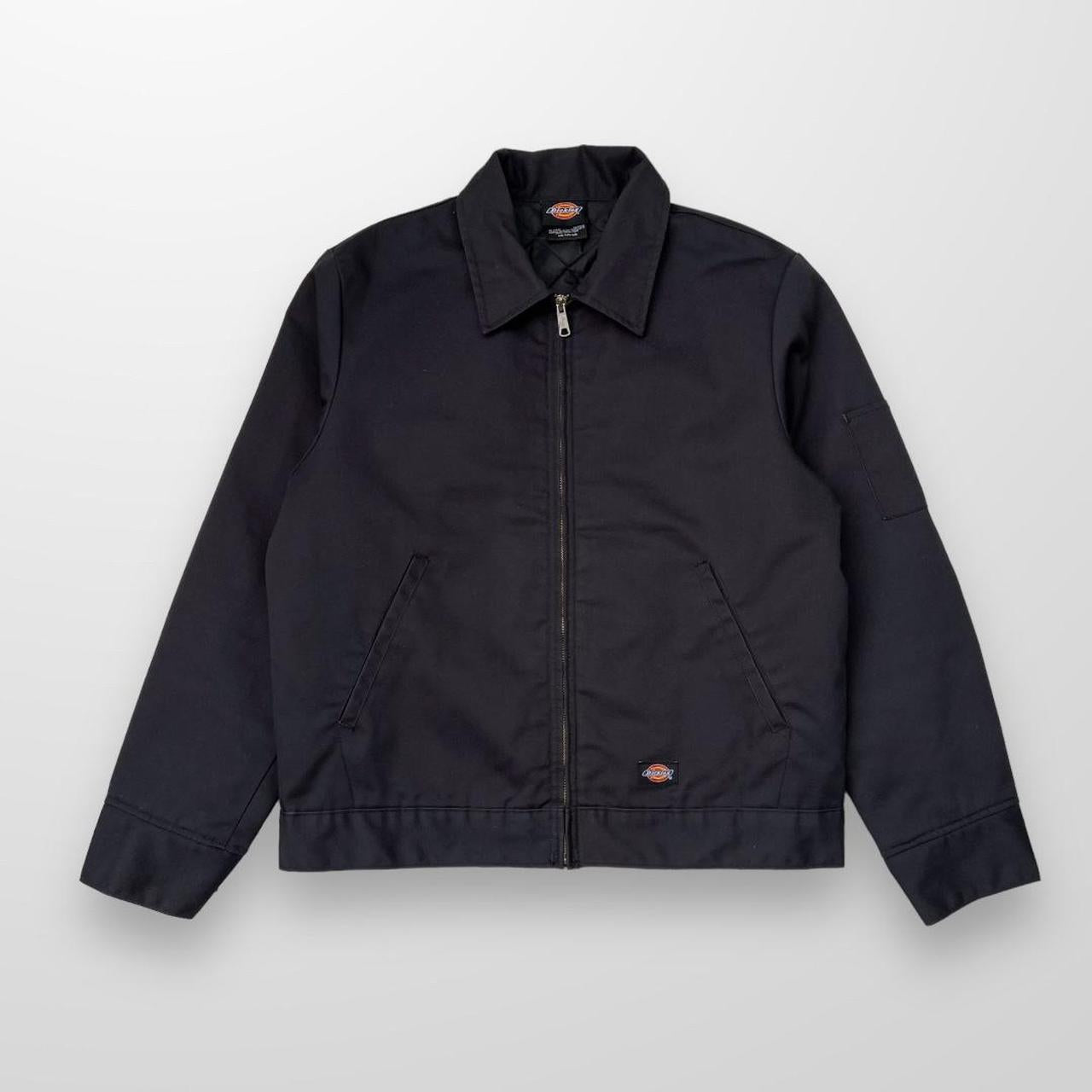 Dickies Quilted Work Jacket In Black