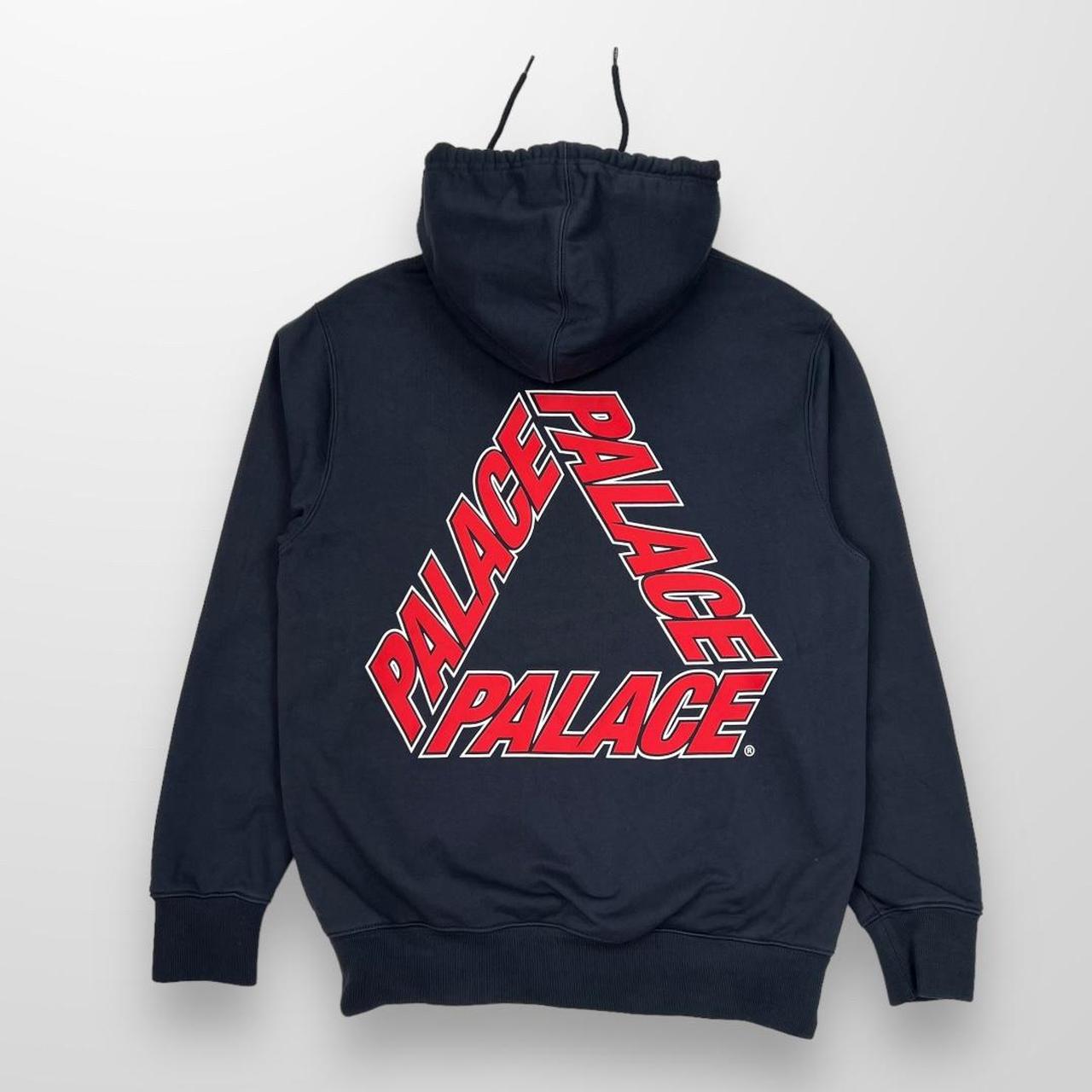 Palace P3 Team Hoodie In Navy & Red