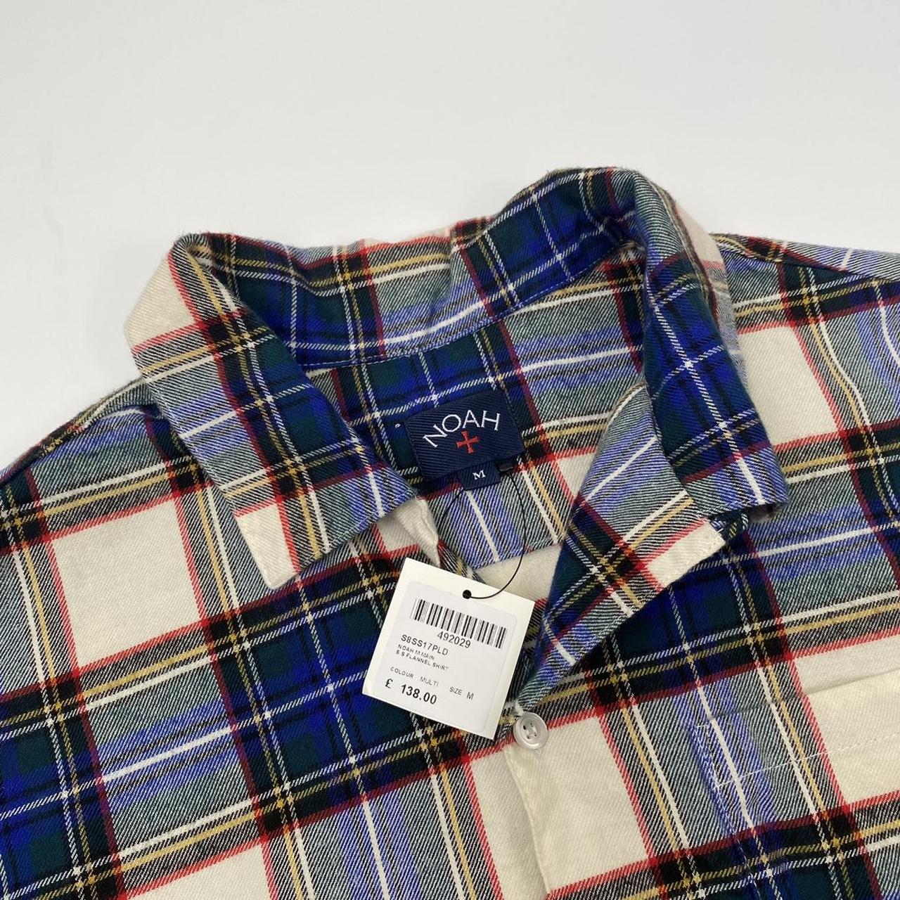 Noah Main Flannel Shirt SS17 In Mulitcolor Plaid